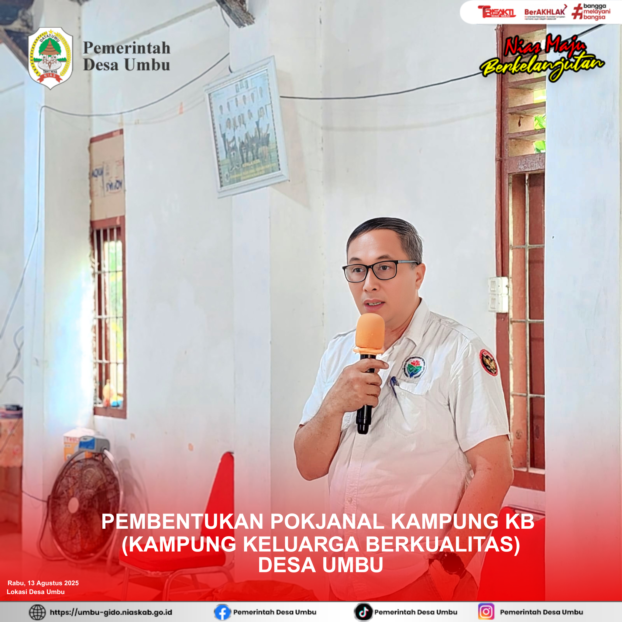 PEMBENTUKAN POKJANAL KAMPUNG KB DESA UMBU KECAMATAN GIDO KABUPATEN NIAS 